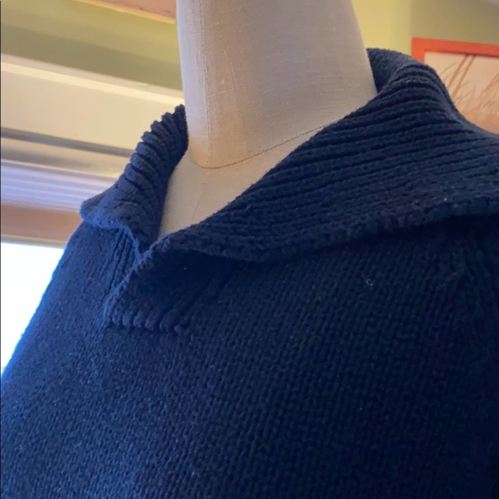J. Crew Navy Blue Crewneck Sweater